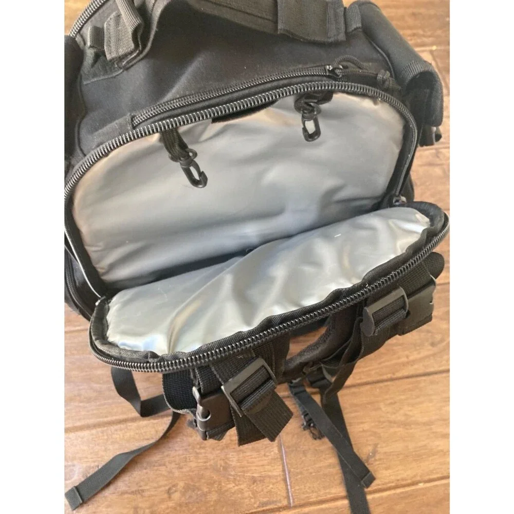 Sager Creek Baby Backpack Diaper Bag for Men FDE Black Tactical Molle